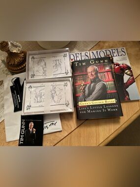 Tim Gunn Signed Book / Tim Gunn Magazine Comic Book / Cards / Signed Bag Event